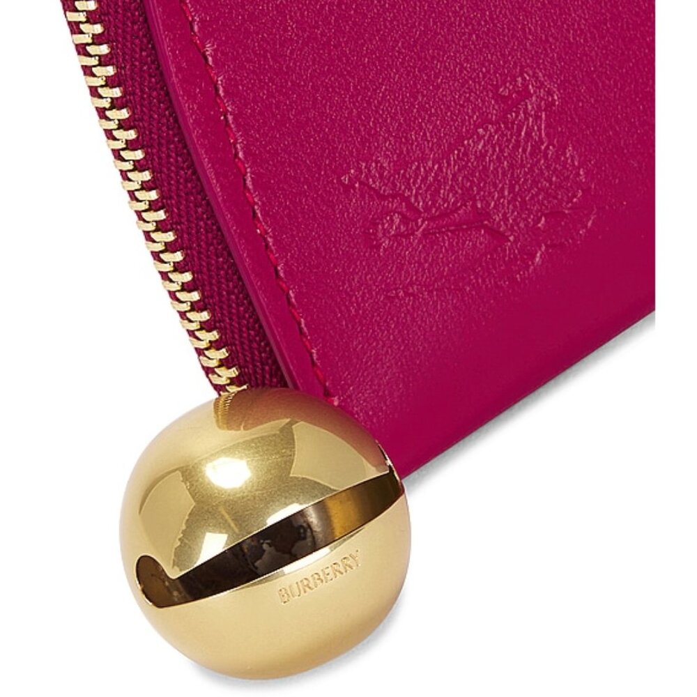 NWT Burberry  shield coin case in pink/ Ripple - Picture 3 of 6